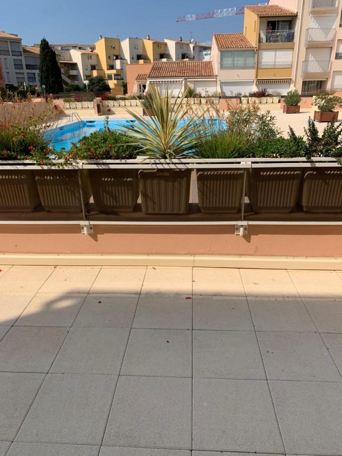 Grand T3 Piscine, Garage Centre Port Apartment Agde Luaran gambar